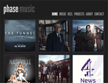 Tablet Screenshot of phasemusic.tv